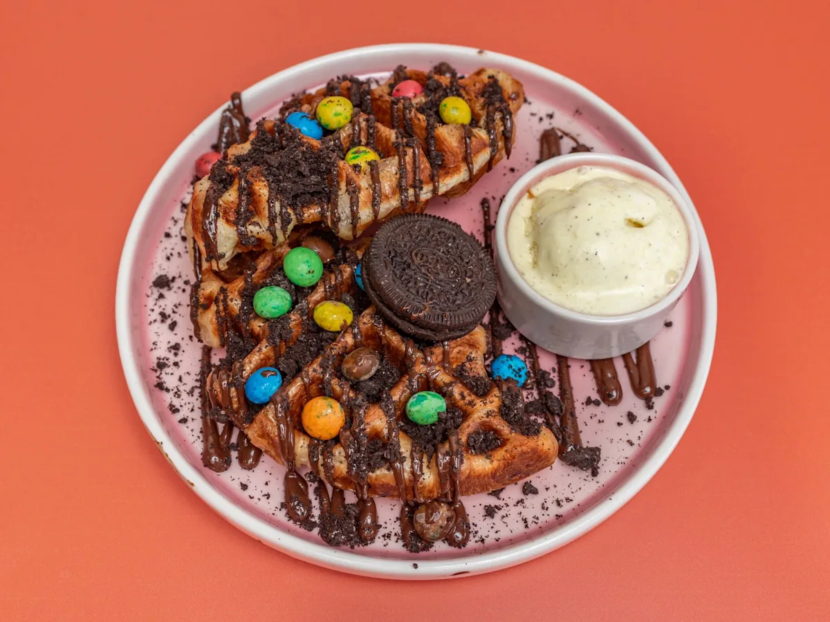 Cookie Explosion Croffle