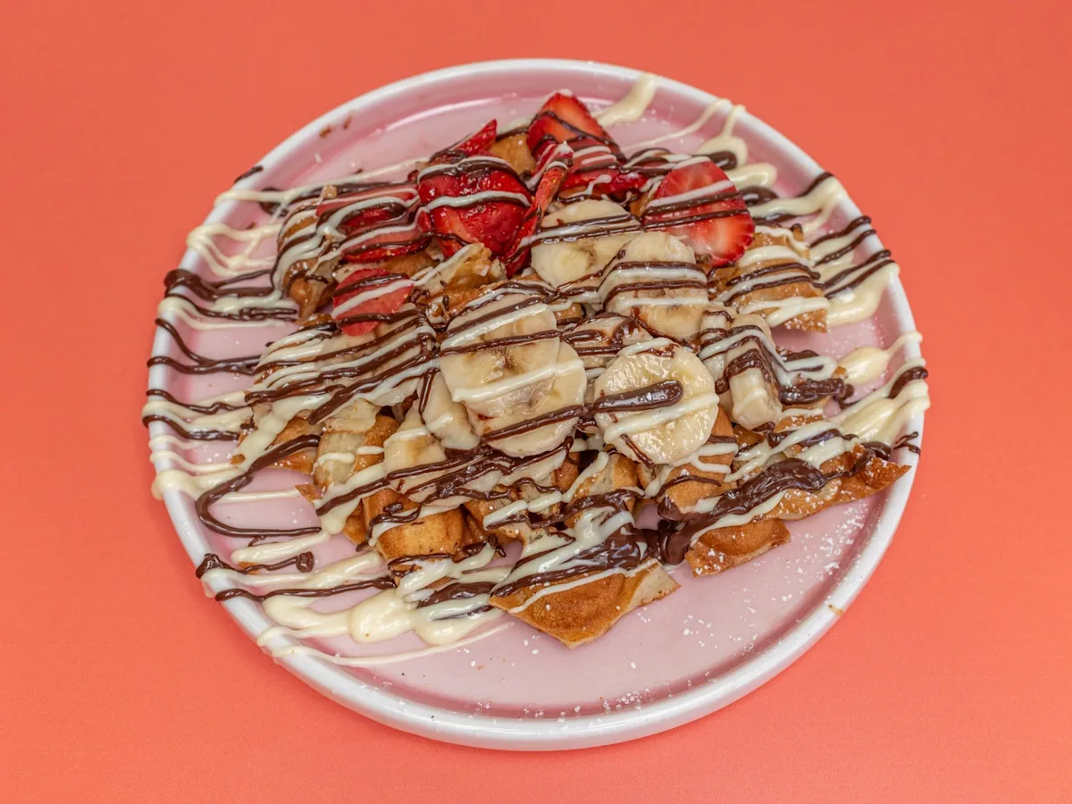 Strawberry Surprise Waffle Bites